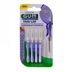 Gum trav-ler 4 brossettes interdentaires 0.6mm