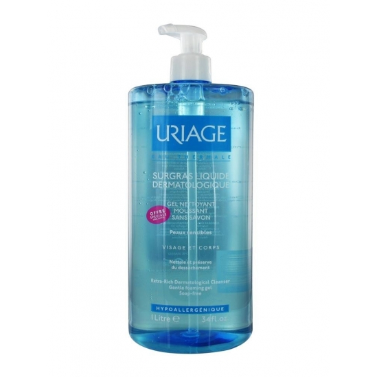 Uriage gel liquide dermatologique surgras 1 litre