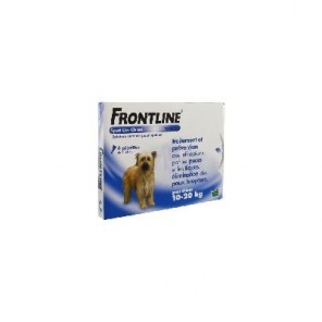 Mérial Frontline Spot-On Chien M 10 à 20 kg 4 Pipettes