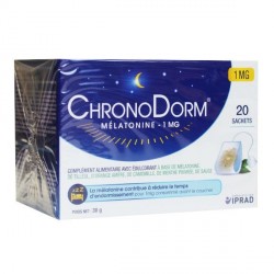 ChronoDorm mélantonine tisane boite de 20 sachets 