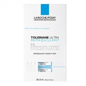 La Roche Posay tolériane démaquillant yeux 30 doses x 5ml