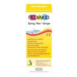 Ineldea Pediakid spray nez-gorge 2 embouts 20 ml