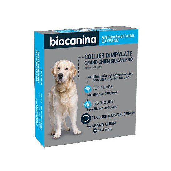 Biocanina Biocanipro collier insecticide pour grand chien