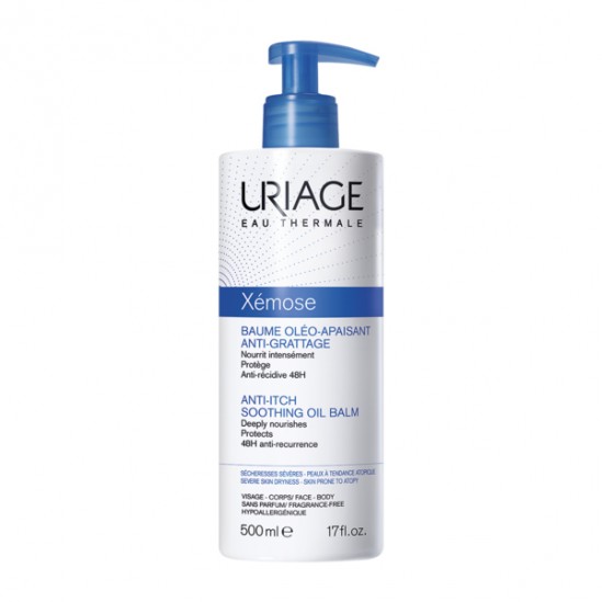 Uriage Xémose baume oléo apaisant anti-grattage flacon 500ml