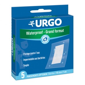 Urgo waterproof grand format boîte de 5 pansements