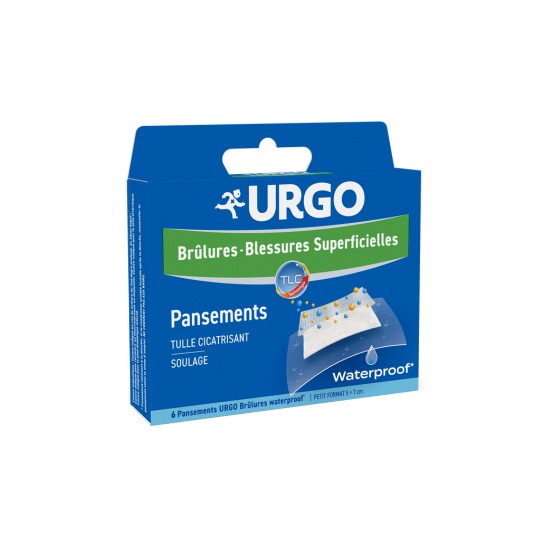 Urgo Brûlures waterproof boîtes 6 pansements