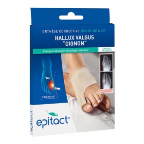 Epitact orthese corrective hallux valgus nuit taille S