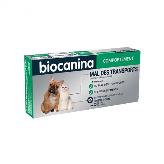 BIOCANINA MAL DES TRANSPORTS 20CP