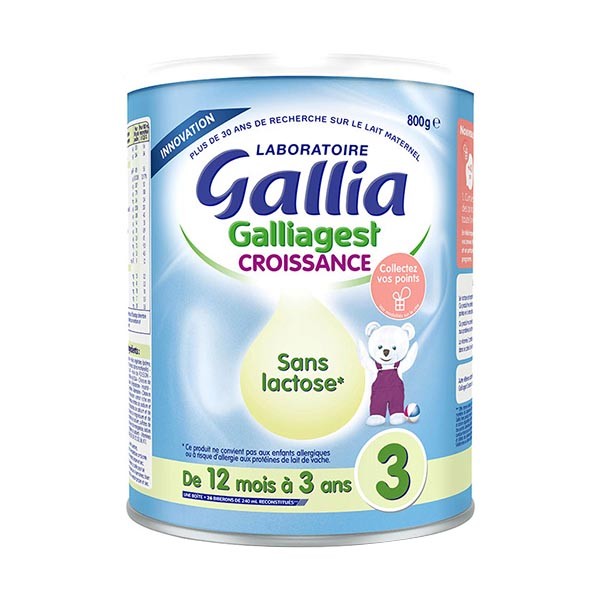 Gallia Galliagest Croissance Sans Lactose 800mg Pharmacie Le Vaillant