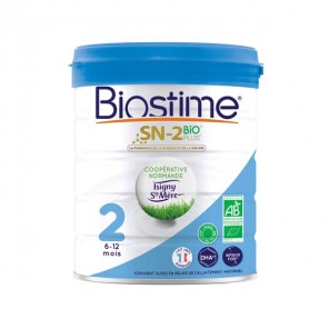 Biostime sn-2 bio plus – 2ème âge boite 800g