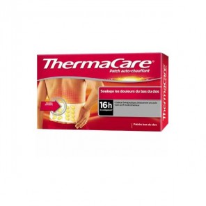 Thermacare patch auto-chauffant bas du dos boite de 2