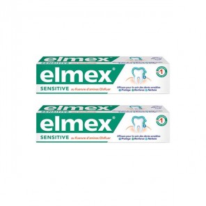 Elmex sensitive dentifrice 2 x 75ml