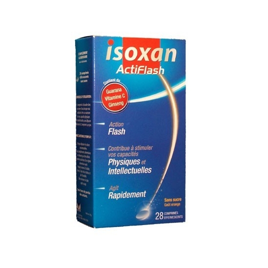 Isoxan actiflash 28 comprimés effervescents