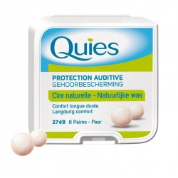 Quies boules de cire naturel 8 paires